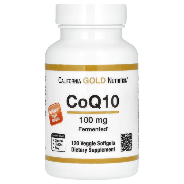 California Gold Nutrition, CoQ10, 100mg, 베지 소프트젤 120정