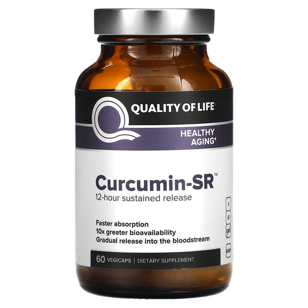 Quality of Life Labs, Curcumin-SR, 베지캡 60정