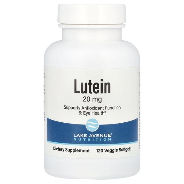 Lake Avenue Nutrition, 루테인, 20mg, 베지 소프트젤 120정